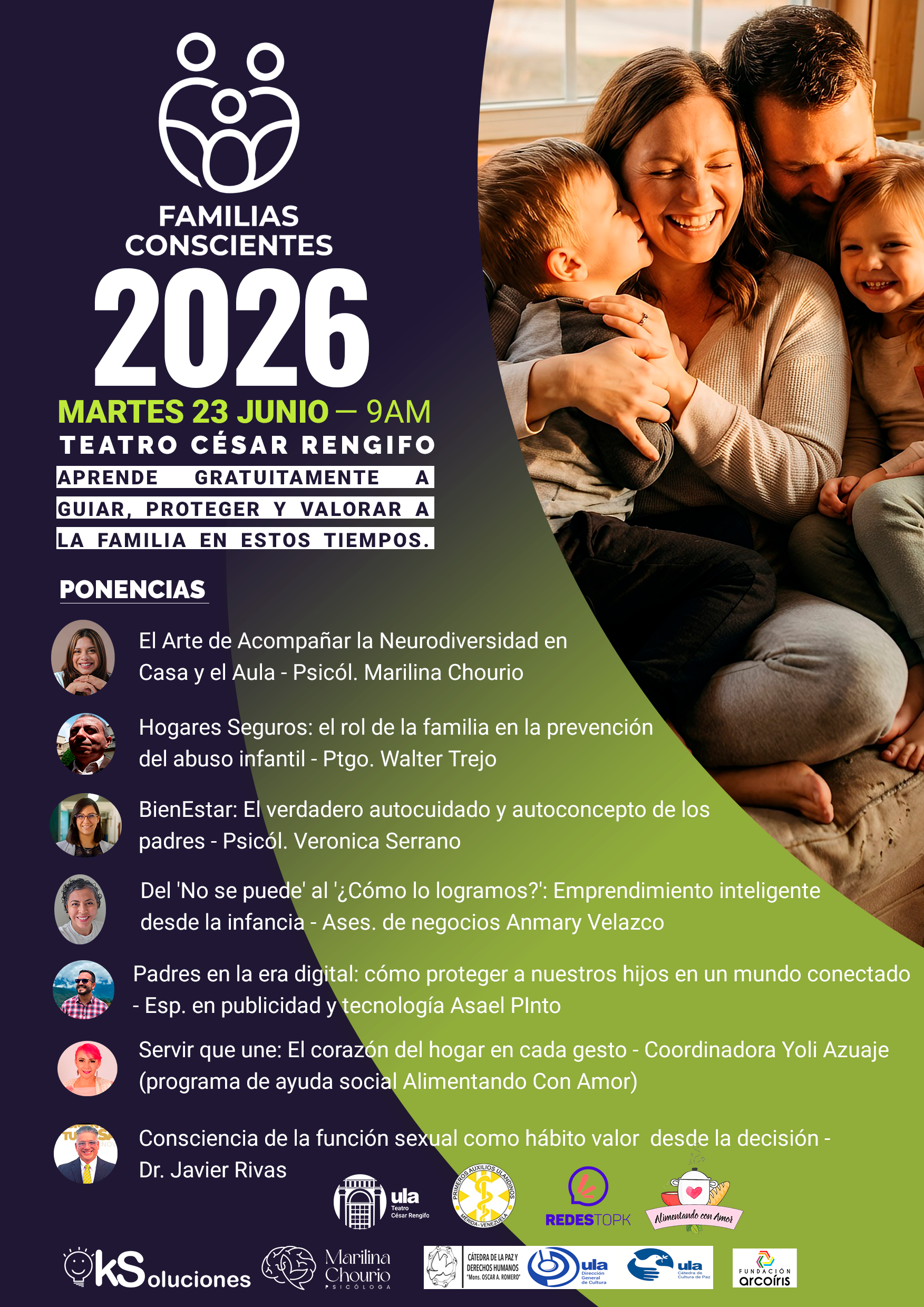 Familias Conscientes 2026 - Ciclo de Conferencias